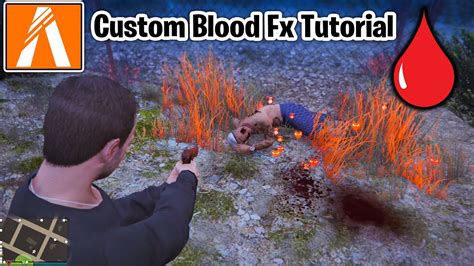 how to do fake blood on clothes|realistic blood fivem.